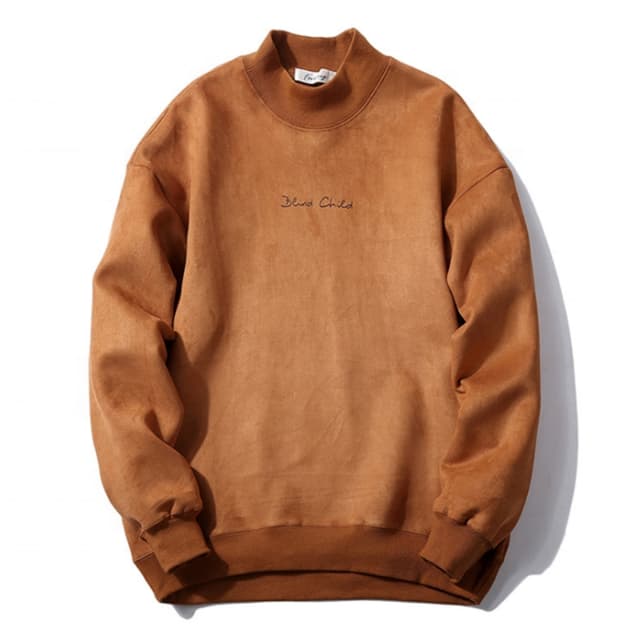 Velvety sweatshirt