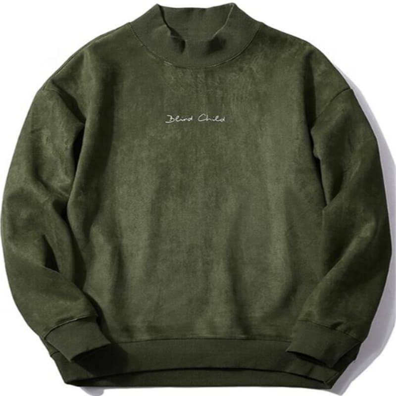 Velvety sweatshirt