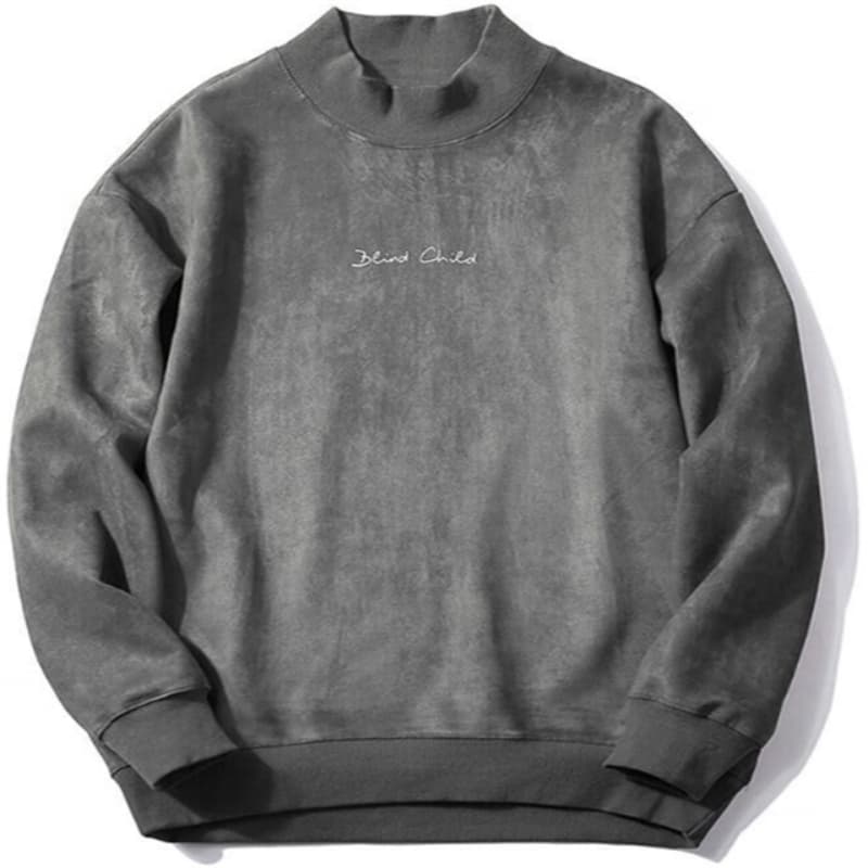 Velvety sweatshirt
